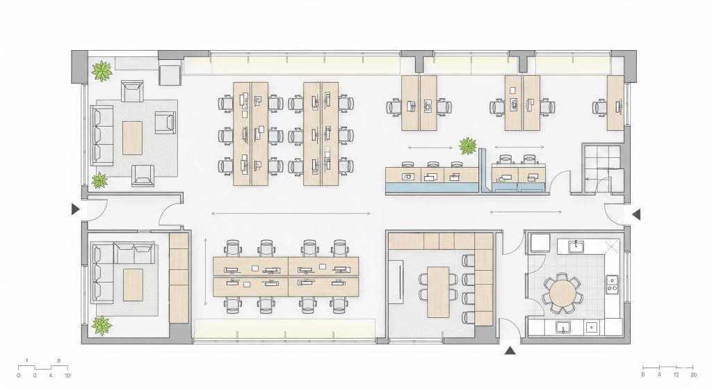 Space planning example
